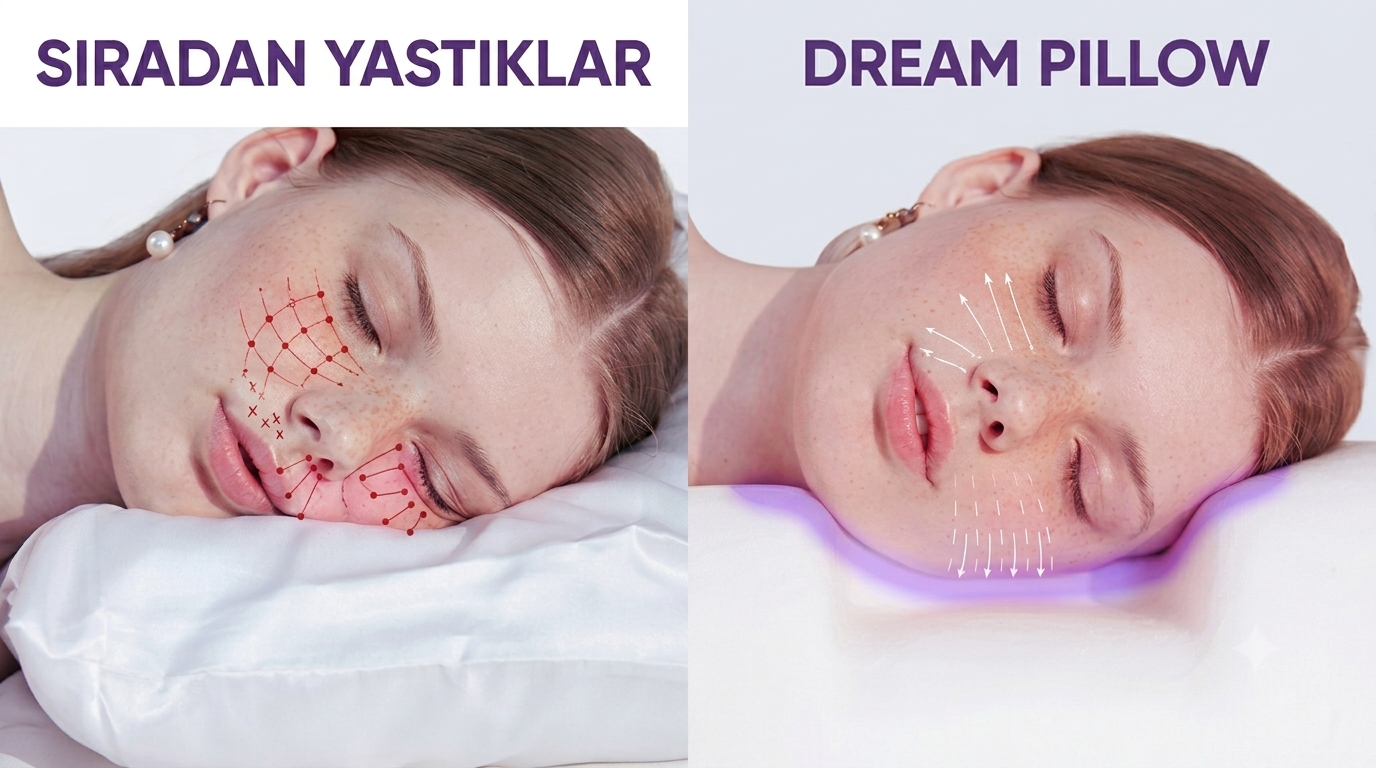 DREAM PİLLOW Kırışıklık Önleyici Ortopedik Güzellik Yastığı